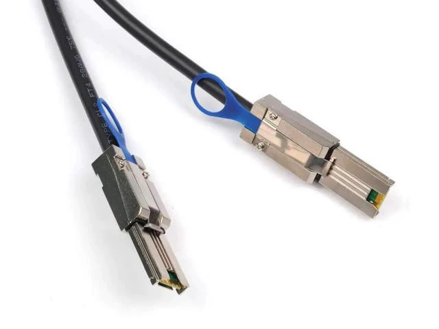 Alt view image 5 of 6 - Mini SAS26P SFF-8088 to SFF-8088 2M 6.6 feet External Cable Attached