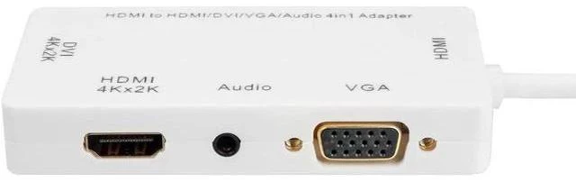 Alt view image 5 of 6 - 4in1 All in One HDMI to HDMI VGA DVI Audio With Micro USB Converter Adapter Cabl