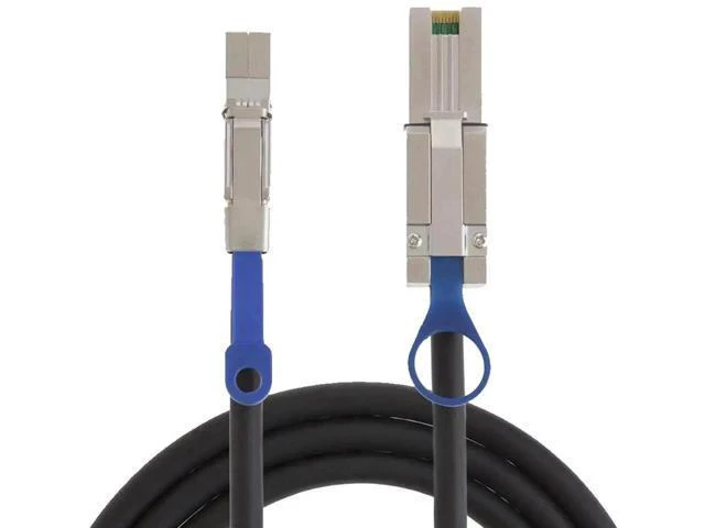 Alt view image 3 of 5 - Mini SAS HD Cable, Mini SAS SFF-8644 to SFF-8088 Cable, 6 Gbps, 2M/6