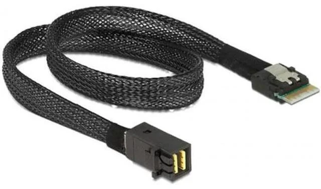 Main image of SF-098 Slim Line SAS 4.0 SFF-8654 4i 38pin Host to HD Mini SAS 4i SFF