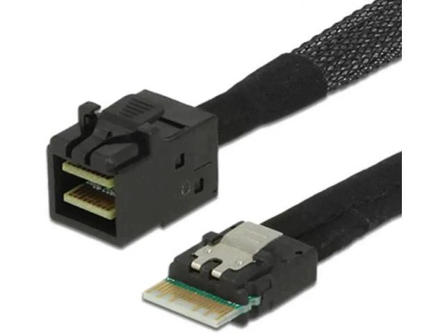 Alt view image 7 of 7 - SF-098 Slim Line SAS 4.0 SFF-8654 4i 38pin Host to HD Mini SAS 4i SFF
