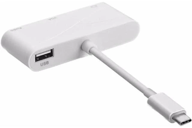 Alt view image 3 of 6 - High-End USB 3.1 Type-C To HDMI VGA Audio HD High Definition Adapter Converter W