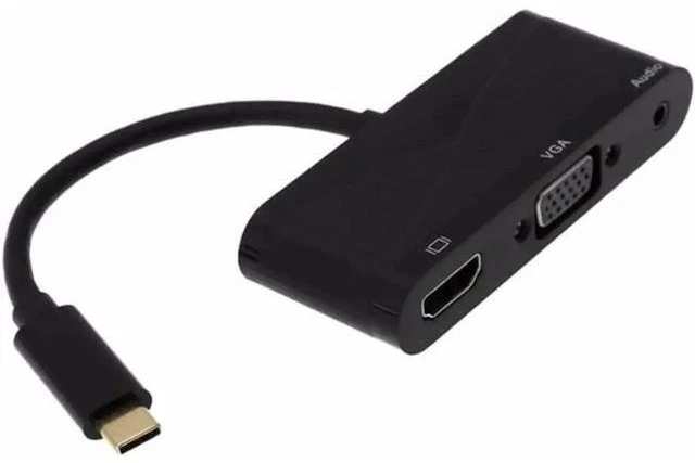 Main image of USB 3.1 Type-C To HDMI VGA Audio HD High Definition Adapter Converter With Type-