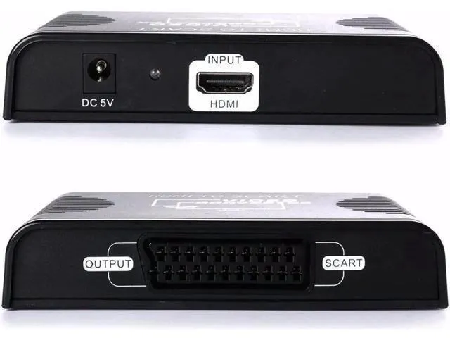 Alt view image 3 of 4 - HDMI to Scart converter HDMI input +Scart output Audio splitter adapter For Blue