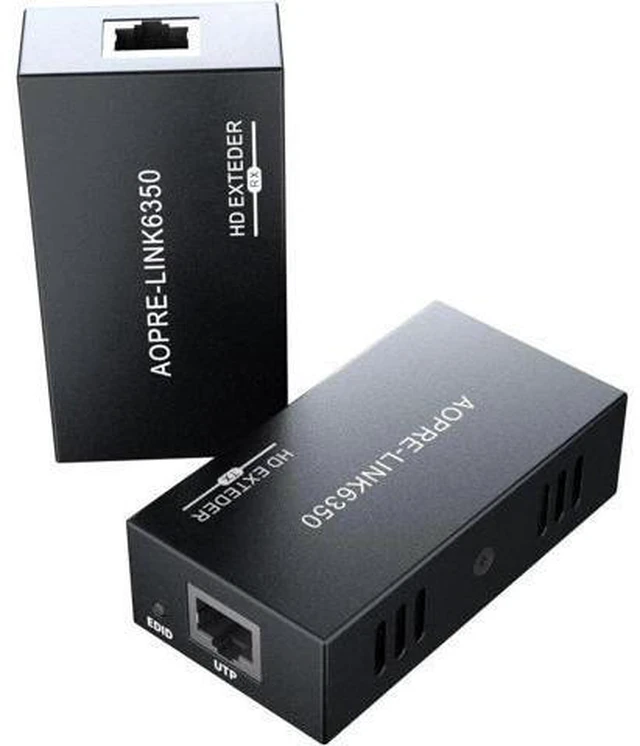Alt view image 5 of 6 - Audio Video Converter For PC Ps5 TV Monitor HDMI KVM extender 60M over cat5/6 et