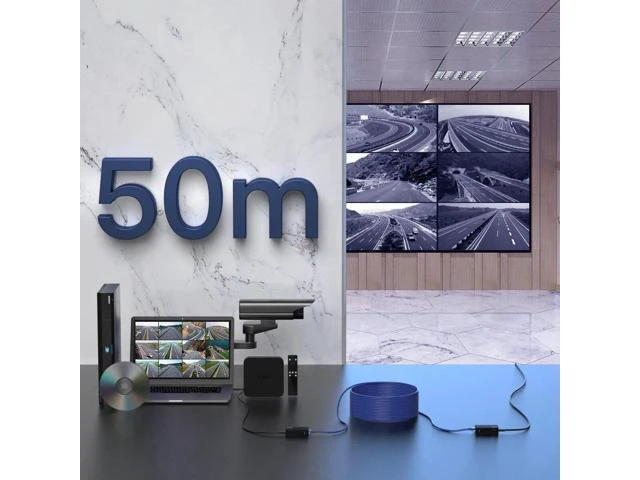 Alt view image 5 of 6 - HDMI KVM extender 50M over cat5/6 Ethernet Cable 1080P USB KVM HDMI Extende Audi