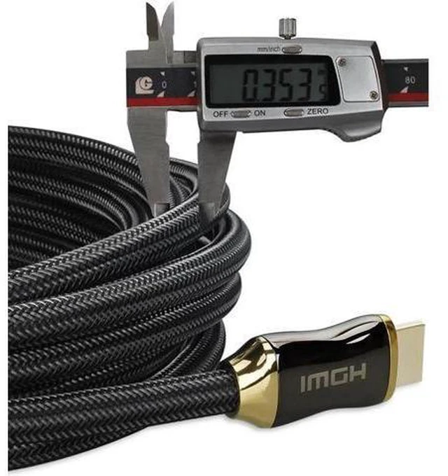 Alt view image 4 of 6 - 2.0 Cable 4K 1080P HDMI to HDMI Cable 1/1.5/2/3/5/8/10M HDMI Cable Adapter 3D fo