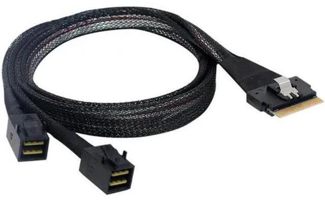 Main image of SF-010 PCI-E Ultraport Slimline SAS Slim 4.0 SFF-8654 8i 74pin to Dua
