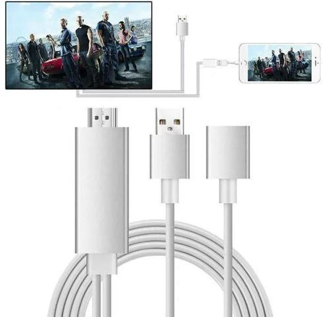 Main image of Lightning To 1080P to HDMI Cable Adapter TV HD Cable for iPhone7 / 7s / 6 / 6S /