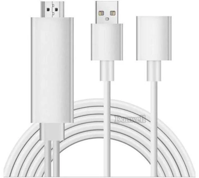 Alt view image 2 of 6 - Lightning To 1080P to HDMI Cable Adapter TV HD Cable for iPhone7 / 7s / 6 / 6S /