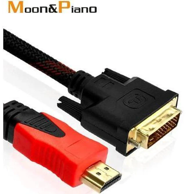 Main image of Speed HDMI to DVI 24+1 pin adapter cables Male to Male Adapter Video Cable 1080P
