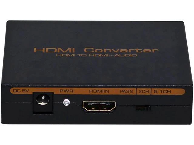 Alt view image 4 of 6 - Audio Extractor Splitter to SPDIF RCA Stereo L/R Analog Output Converter est wit
