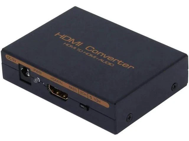 Alt view image 6 of 6 - Audio Extractor Splitter to SPDIF RCA Stereo L/R Analog Output Converter est wit