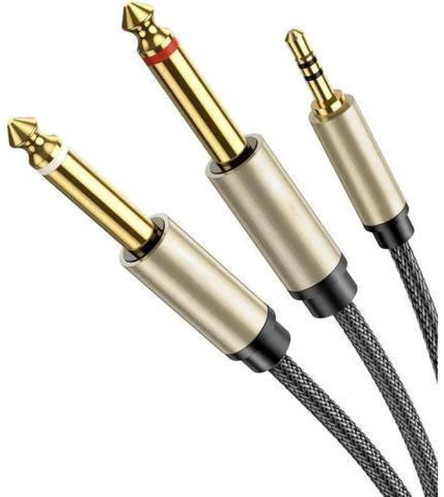 Alt view image 4 of 5 - 3.5mm to 6 .5mm Audio Cable -3.5mm to 6.35mm Audio Adapter for Mobile phones, Co