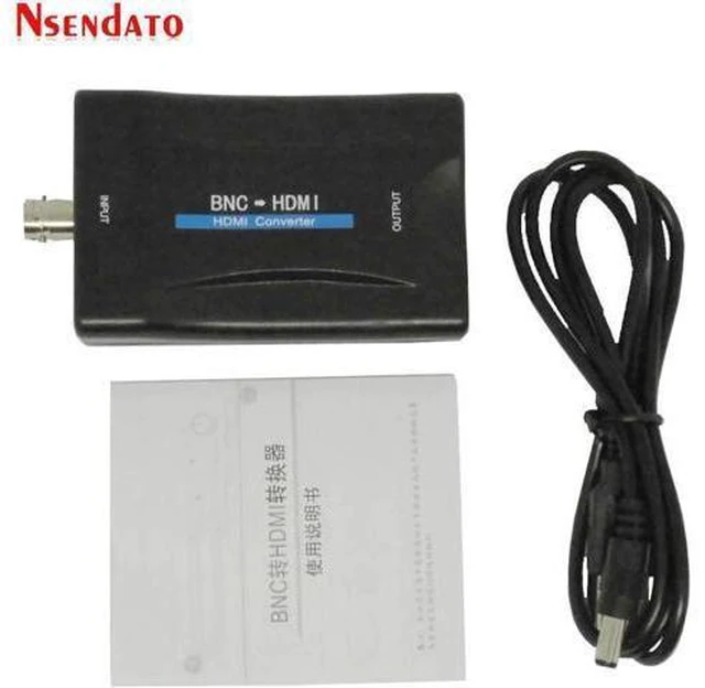Alt view image 3 of 6 - BNC To HDMI Converter Adapter 1080P/720P Display Video Audio Conversor Surveilla