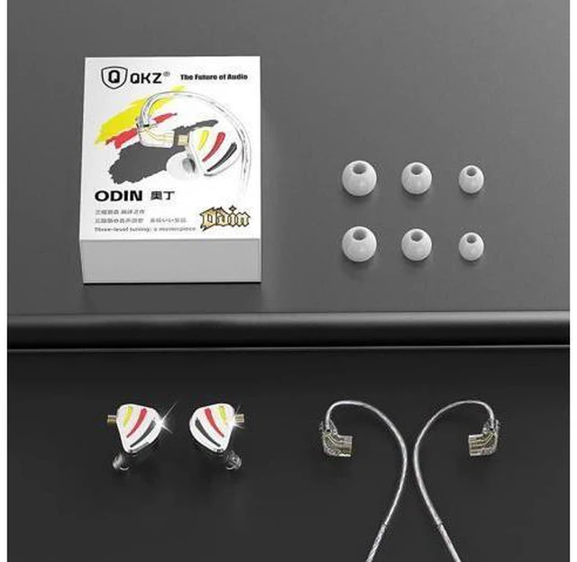 Alt view image 2 of 6 - QKZ ODIN Odin Metal Headphones Adjustable In-Ear Dynamic CrossoverHeadphones Mon