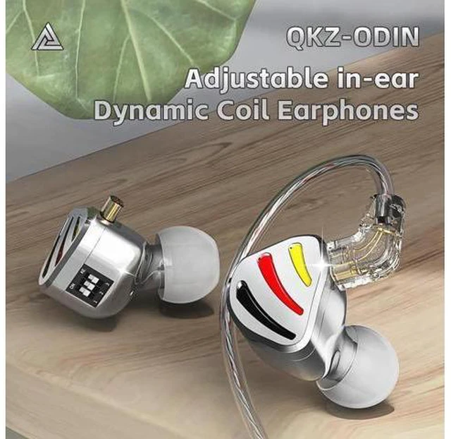 Alt view image 6 of 6 - QKZ ODIN Odin Metal Headphones Adjustable In-Ear Dynamic CrossoverHeadphones Mon