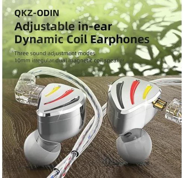 Alt view image 5 of 6 - QKZ ODIN Odin Metal Headphones Adjustable In-Ear Dynamic CrossoverHeadphones Mon