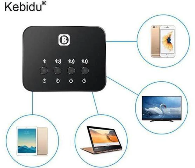 Main image of Wireless Bluetooth Transmitter Car Kit BW-107 1 to 3 Bluetooth Shareware Transmi