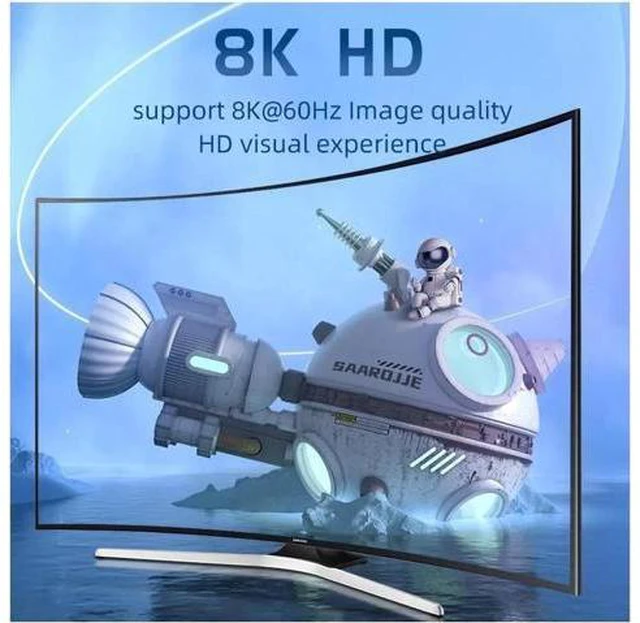 Alt view image 4 of 7 - 8K HDMI2.1 Switch & Splitter 2 In 2 Out Video Switcher 2*2 Video Matrix 8K@60Hz