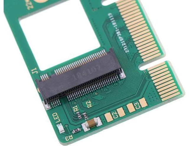 Alt view image 2 of 5 - 1PC NVMe M.2 NGFF SSD to PCI-E PCI express 3.0 16x x4 adapter riser card convert