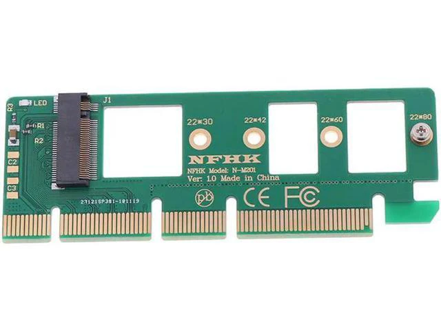 Alt view image 3 of 5 - 1PC NVMe M.2 NGFF SSD to PCI-E PCI express 3.0 16x x4 adapter riser card convert