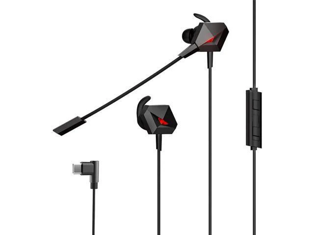 Alt view image 4 of 5 - THS108C1 Gaming Earphones Wired Earbuds In-Ear Headphone with Mic for Computer P