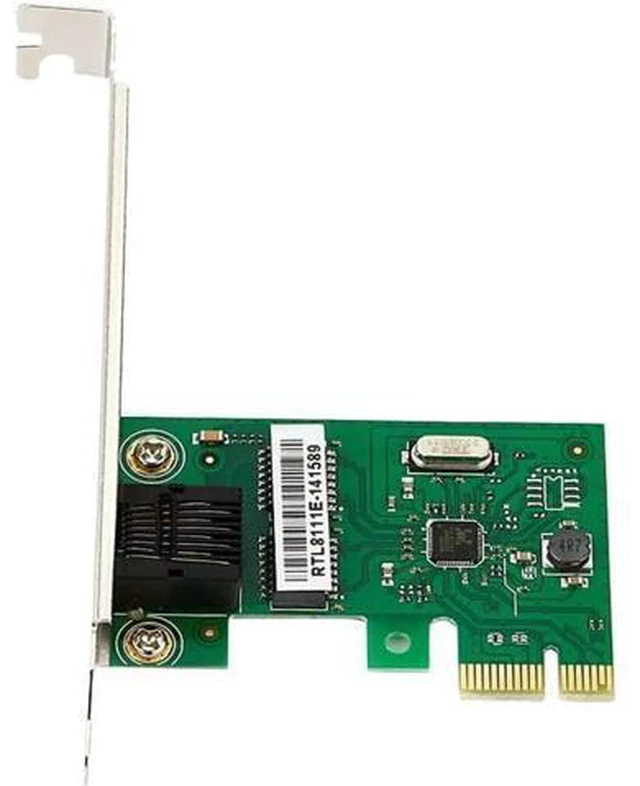 Alt view image 3 of 3 - Gigabit Ethernet LAN PCI Express PCI-e Network Controller Card Small