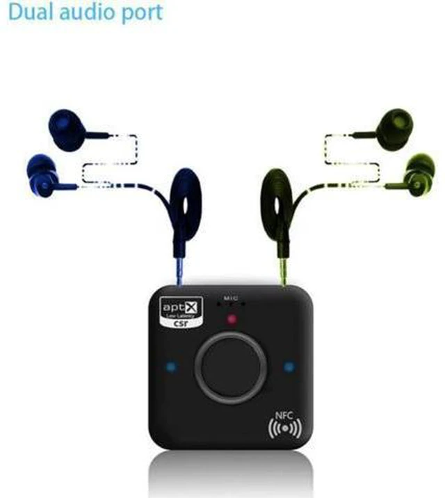 Main image of Bluetooth Transmitter and Receiver Adapter Audio APT-X NFC CVC6.0 Built-in Micro