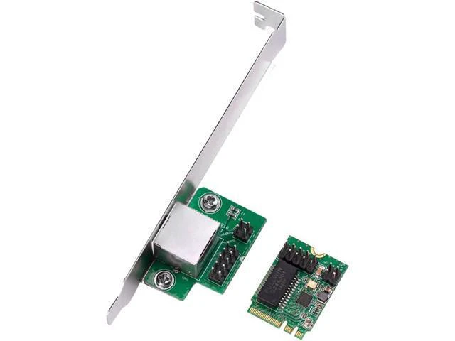 Alt view image 2 of 6 - 22x30mm M.2 A Key and E Key to 1 Port 10/100/1000Mbps Gigabit Etherne
