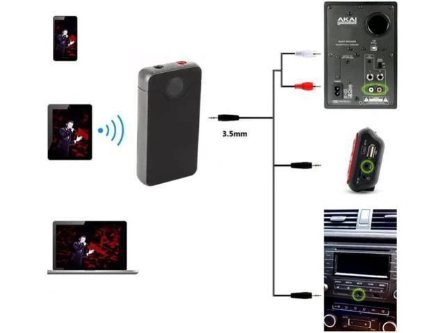 Alt view image 3 of 6 - 2 in 1 Wireless Bluetooth Transmitter and Receiver Audio Receptor Wireless Adapt