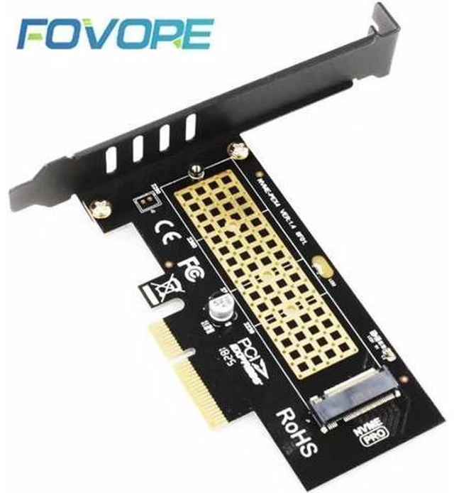 Alt view image 3 of 5 - On Cards PCIE to M2/M.2 Adapter/PCI Express M.2 SSD PCIE Adapter M.2 NVME/M2 PCI