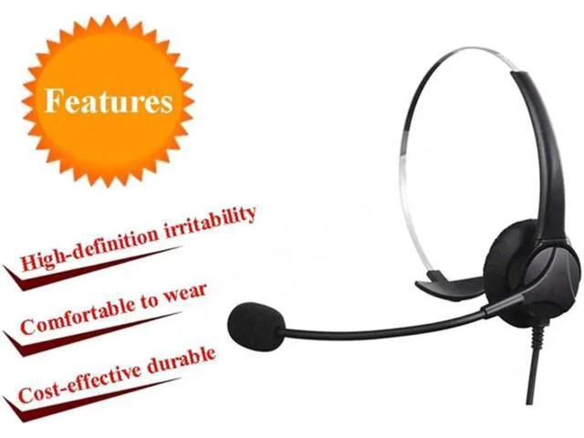Alt view image 6 of 6 - Business USB Headset Hands headphones Rotatable Adjustable Earphone Call Center