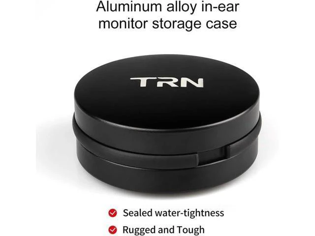 Alt view image 2 of 7 - TRN IEM Earbud Case, Aluminum Alloy in Ear Monitor Storage Case,Earphone Case,Ea