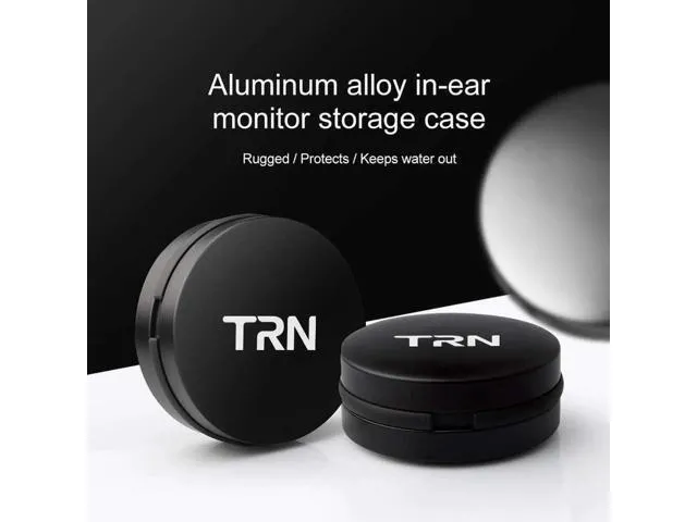 Alt view image 6 of 7 - TRN IEM Earbud Case, Aluminum Alloy in Ear Monitor Storage Case,Earphone Case,Ea