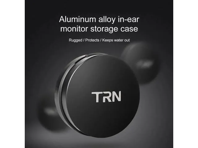 Alt view image 4 of 7 - TRN IEM Earbud Case, Aluminum Alloy in Ear Monitor Storage Case,Earphone Case,Ea