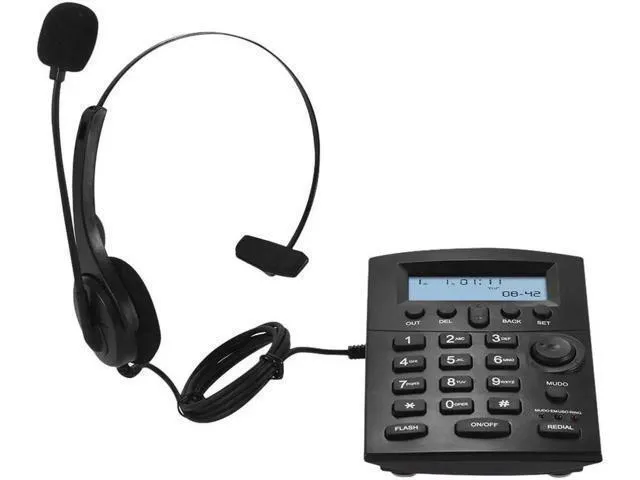 Alt view image 5 of 6 - HST-8000 Telefon Headset Telephone Telefone Call Center Telephone Set With Prote