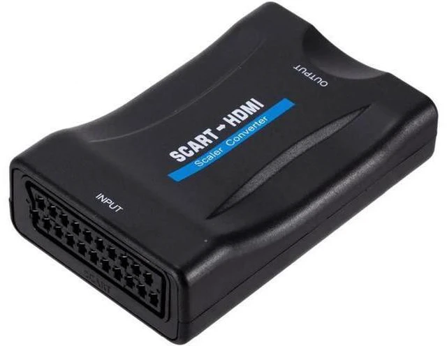 Main image of 1080P SCART To HDMI Video Audio Upscale Converter Adapter for HD TV DVD for Sky