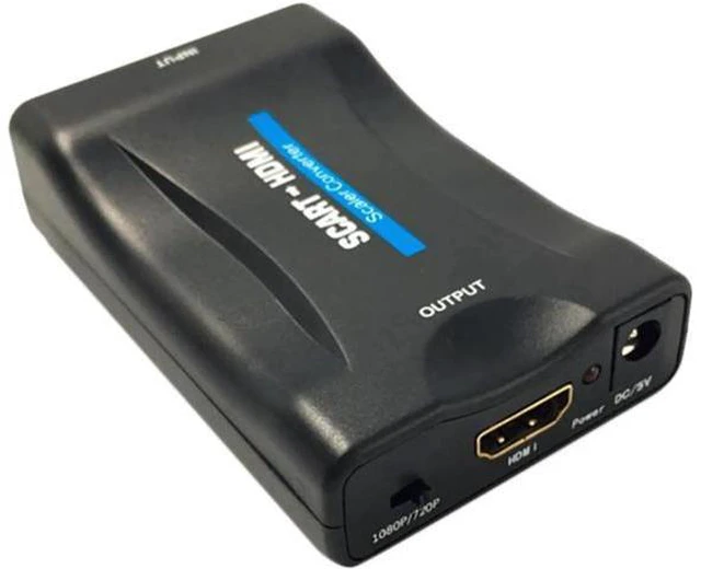 Alt view image 4 of 6 - 1080P SCART To HDMI Video Audio Upscale Converter Adapter for HD TV DVD for Sky