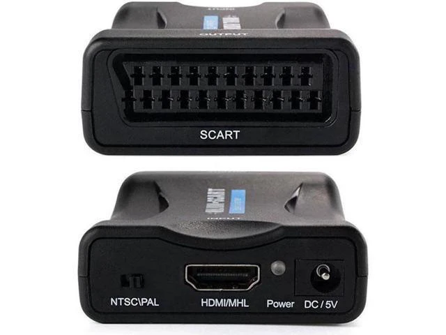 Alt view image 2 of 6 - 1080P HDMI To SCART Composite Video Stereo Audio Converter Adapter For HD TV DVD