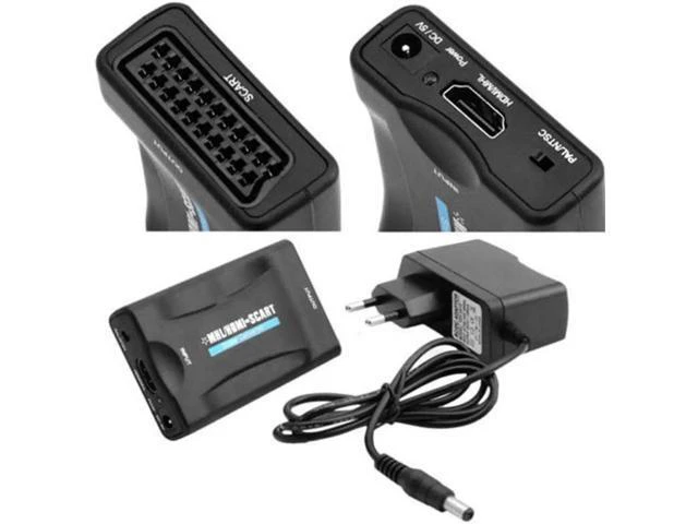 Alt view image 5 of 6 - 1080P HDMI To SCART Composite Video Stereo Audio Converter Adapter For HD TV DVD