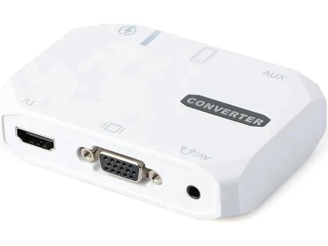 Alt view image 5 of 6 - 3 in 1 Wireless HDTV Converter Adapter USB to HDMI AUX AV TV Audio Video Adapter
