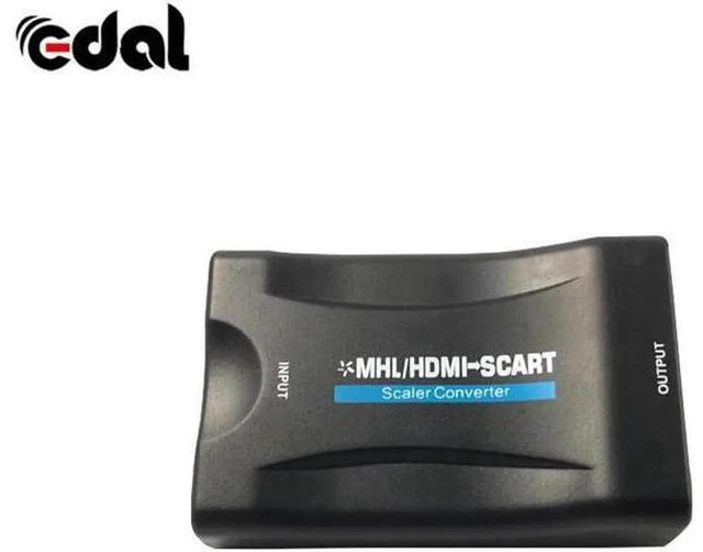 Main image of 1080P HDMI To SCART Video Stereo Audio Converter Adapter For Sky Box HD TV DVD S