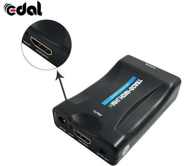 Alt view image 4 of 6 - 1080P HDMI To SCART Video Stereo Audio Converter Adapter For Sky Box HD TV DVD S