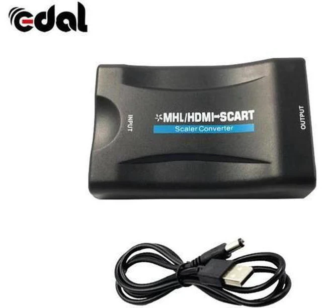 Alt view image 5 of 6 - 1080P HDMI To SCART Video Stereo Audio Converter Adapter For Sky Box HD TV DVD S