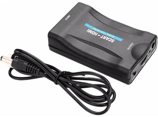 Alt view image 2 of 5 - HDMI to Scart Converter Audio Video AV Adapter Support CVBS PAL NTSC Output for