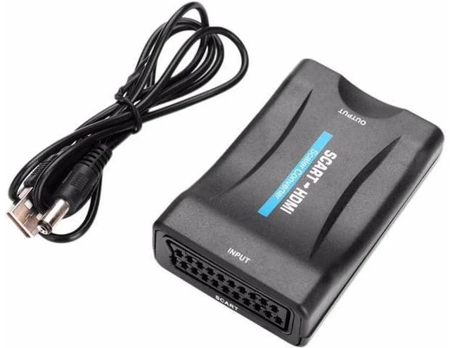 Alt view image 4 of 5 - HDMI to Scart Converter Audio Video AV Adapter Support CVBS PAL NTSC Output for