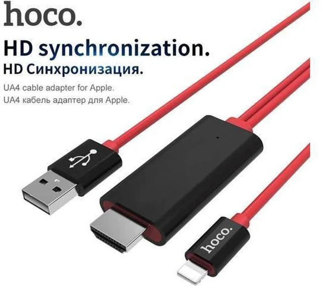 Alt view image 2 of 6 - For Lightning to HDMI Digital Cable 1080P HDTV TV Adapter Smart Converter HDMI C