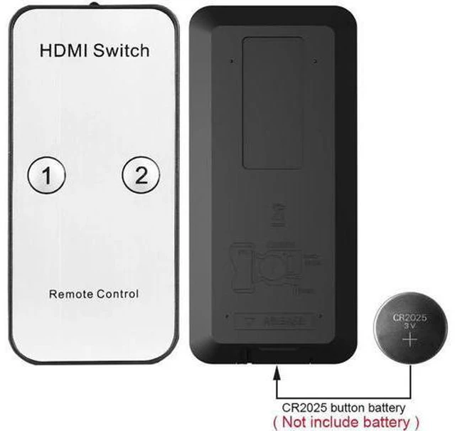 Alt view image 2 of 6 - V1.4 Switch 2X2 HDMI Switcher Splitter 2 in 2 out HDMI Switcher Video Audio Conv