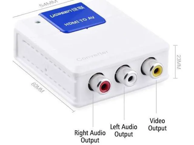 Alt view image 2 of 6 - 1080P HDMI to RCA Audio Video AV CVBS Adapter Support HD For HD HDMI 3RCa AV Con